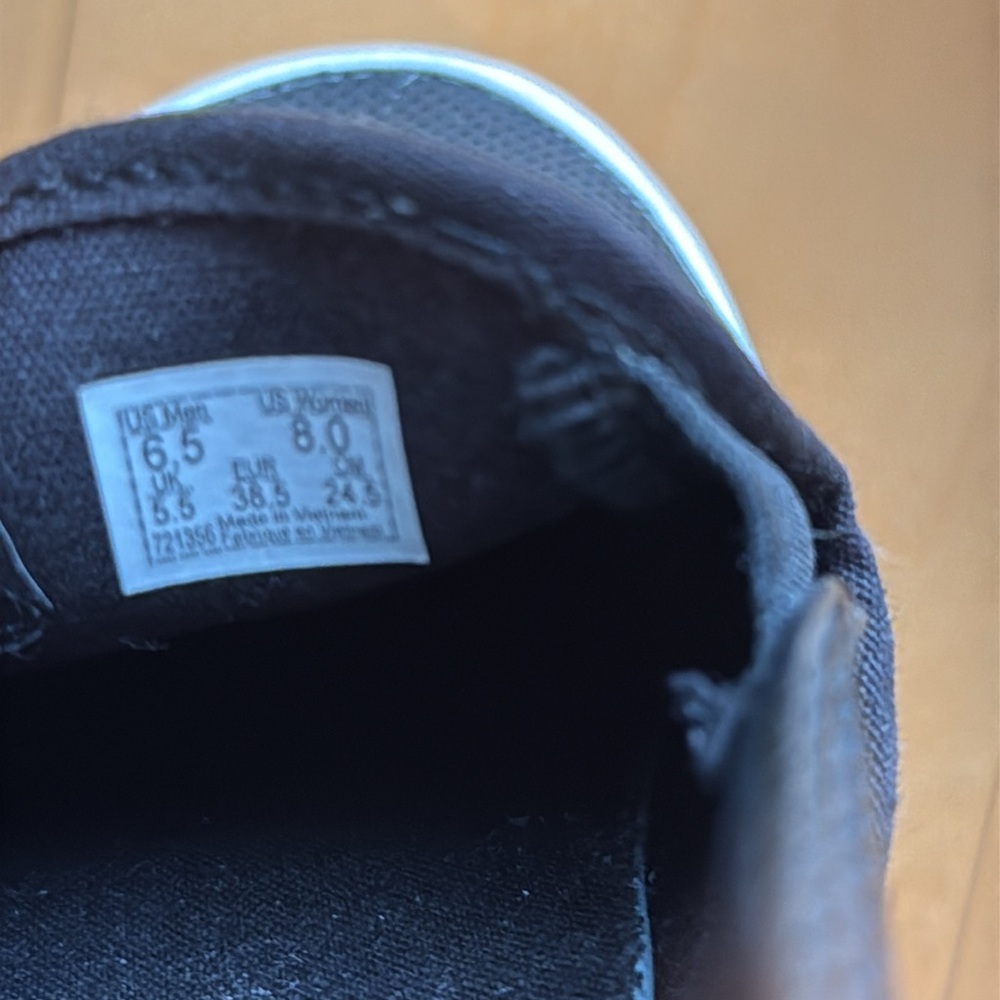 Vans Black Slip-On Sneakers - Women’s - Picture 6 of 7